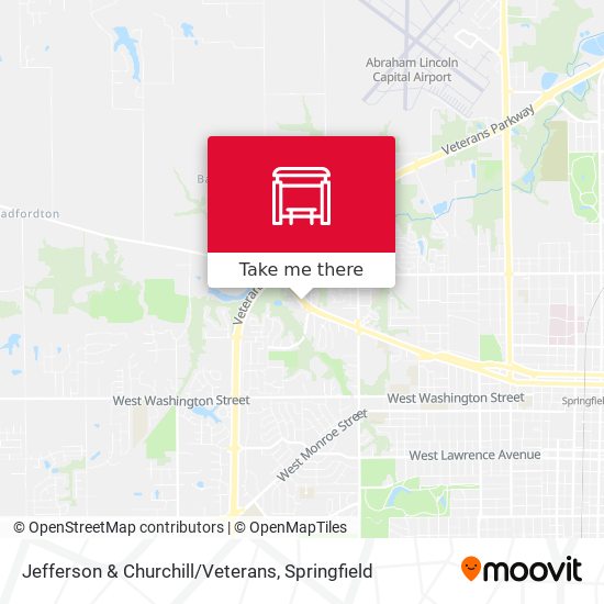 Jefferson & Churchill/Veterans map