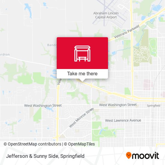 Jefferson & Sunny Side map