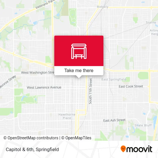 Mapa de Capitol & 6th