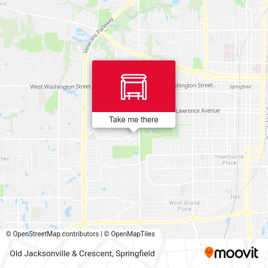 Old Jacksonville & Crescent map