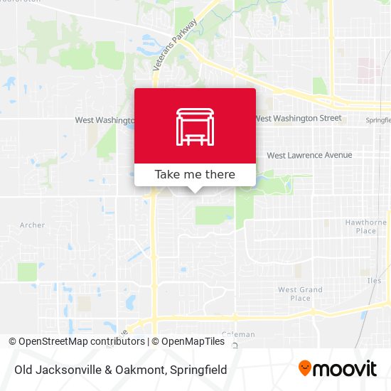 Old Jacksonville & Oakmont map