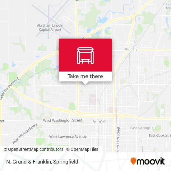 N. Grand & Franklin map