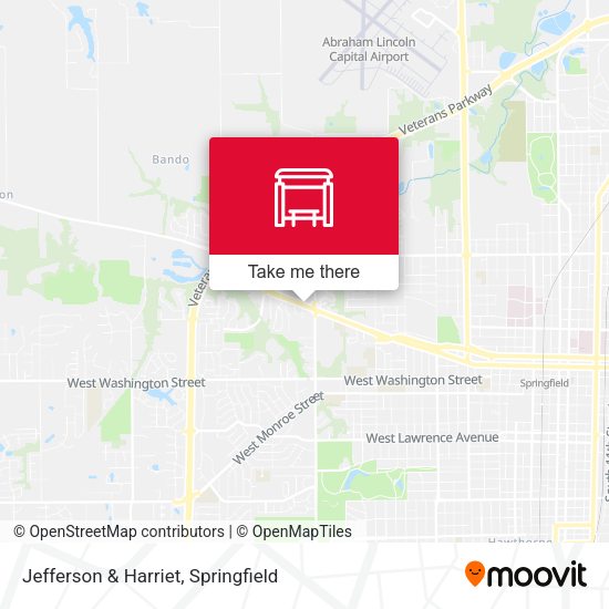 Jefferson & Harriet map