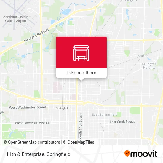 Mapa de 11th & Enterprise