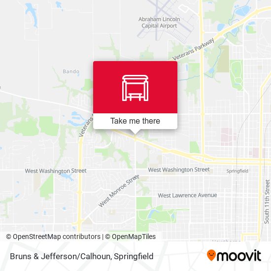 Bruns & Jefferson/Calhoun map