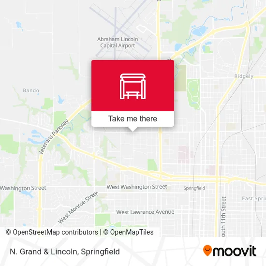 N. Grand & Lincoln map