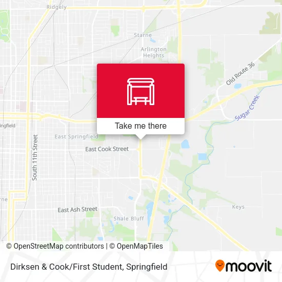 Mapa de Dirksen & Cook/First Student