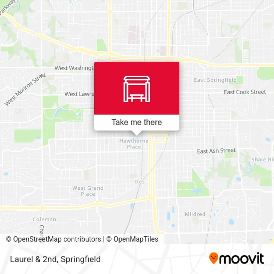 Mapa de Laurel & 2nd