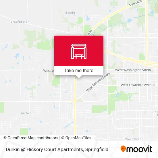 Mapa de Durkin @ Hickory Court Apartments