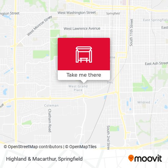 Mapa de Highland & Macarthur