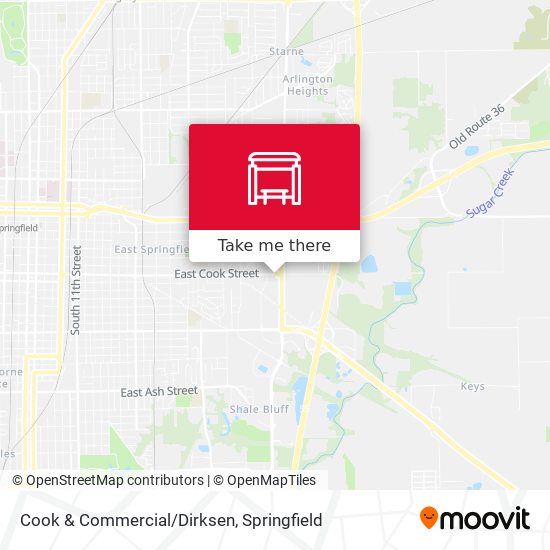 Mapa de Cook & Commercial/Dirksen