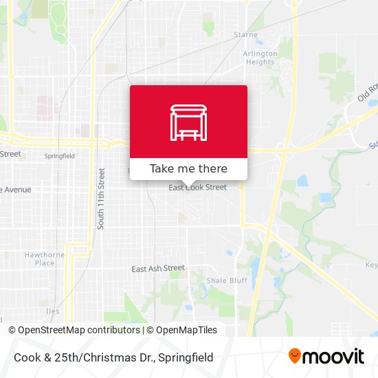Cook & 25th/Christmas Dr. map