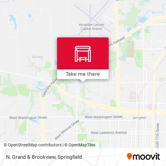 Mapa de N. Grand & Brookview