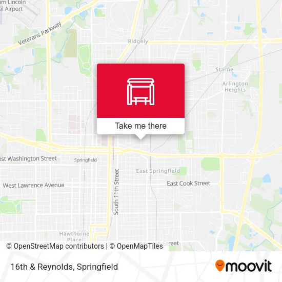 Mapa de 16th & Reynolds