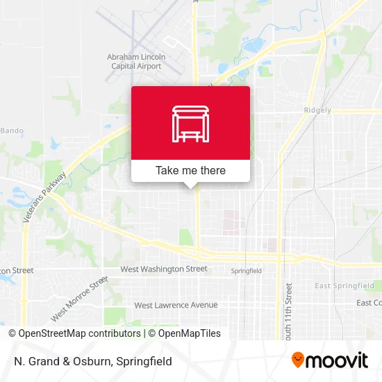 Mapa de N. Grand & Osburn