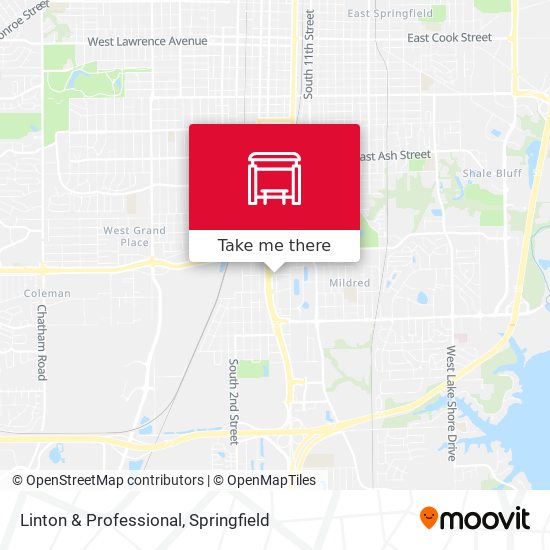 Linton & Professional map