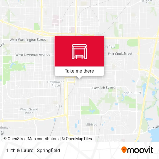 Mapa de 11th & Laurel