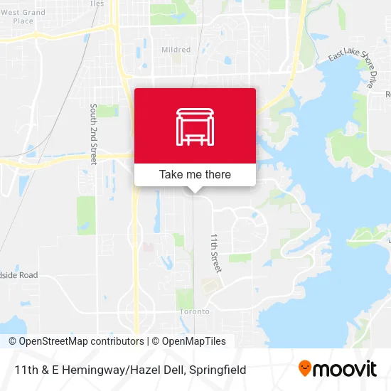 Mapa de 11th & E Hemingway/Hazel Dell