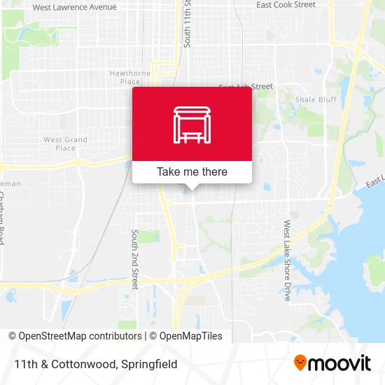 11th & Cottonwood map