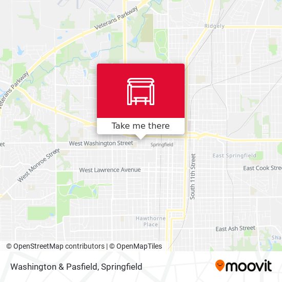 Mapa de Washington & Pasfield