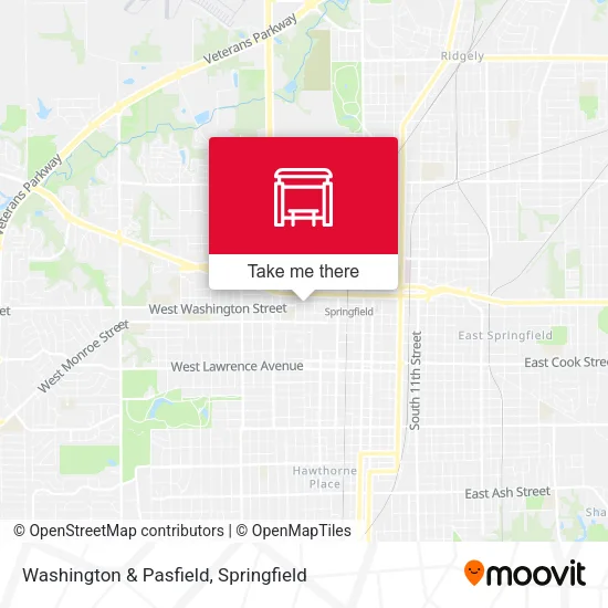 Mapa de Washington & Pasfield