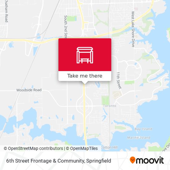 6th Street Frontage & Community map