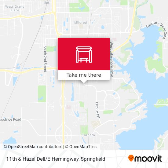 Mapa de 11th & Hazel Dell/E Hemingway