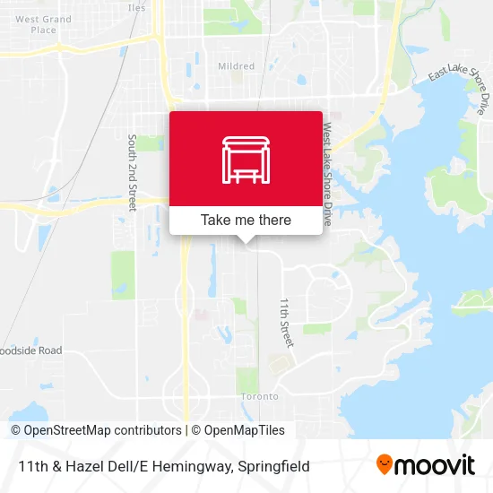 Mapa de 11th & Hazel Dell/E Hemingway