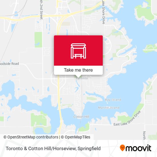 Mapa de Toronto & Cotton Hill / Horseview