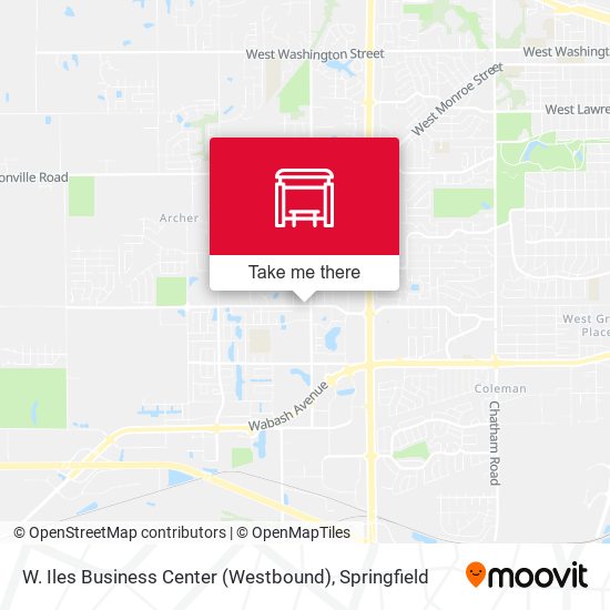 W. Iles Business Center (Westbound) map