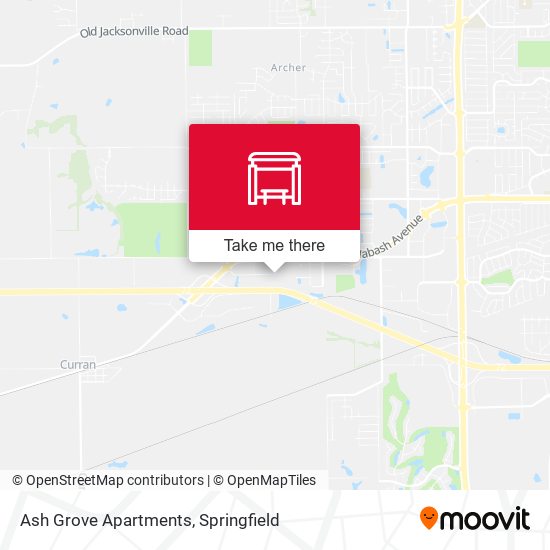 Ash Grove Apartments map