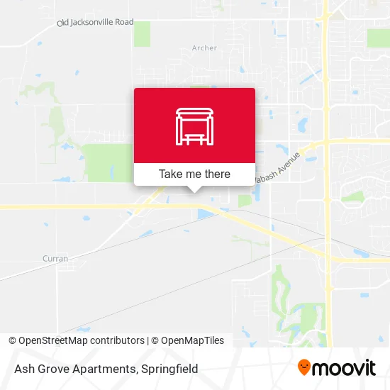 Mapa de Ash Grove Apartments