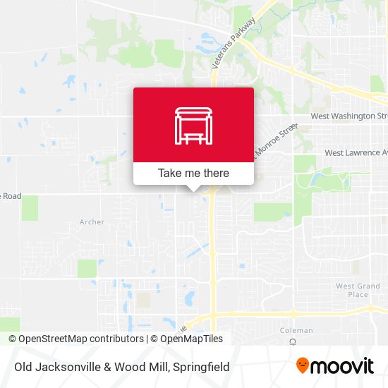 Old Jacksonville & Wood Mill map