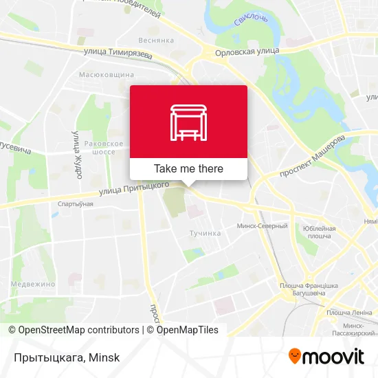 Прытыцкага map