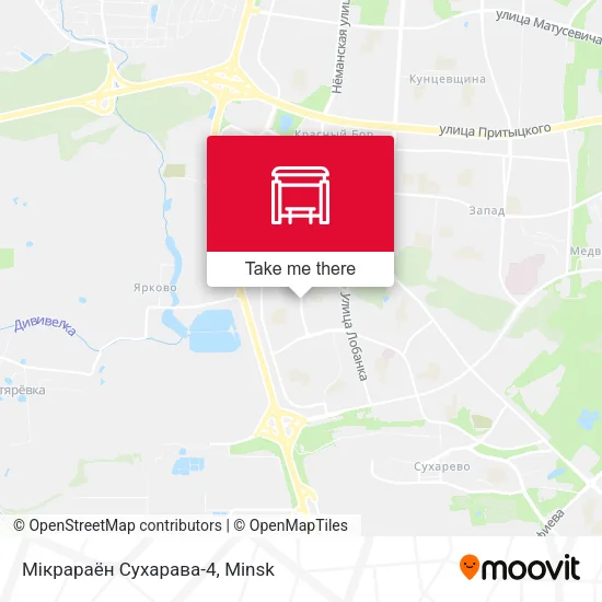 Мікрараён Сухарава-4 map