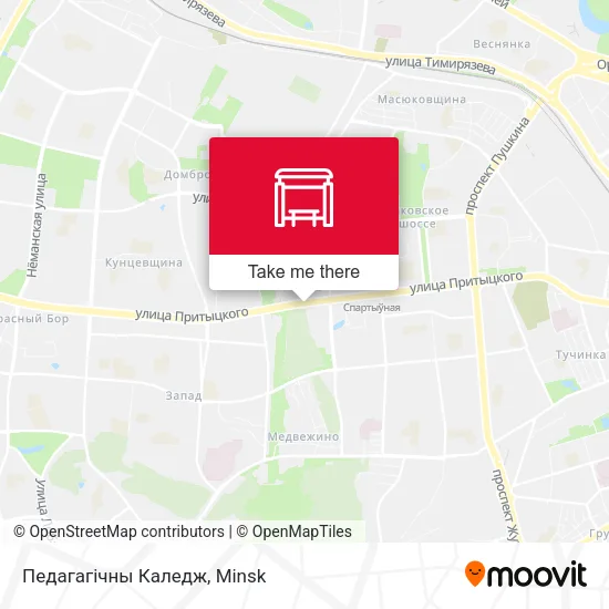 Педагагічны Каледж map