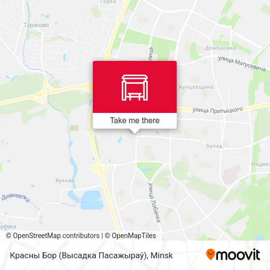 Красны Бор (Высадка Пасажыраў) map