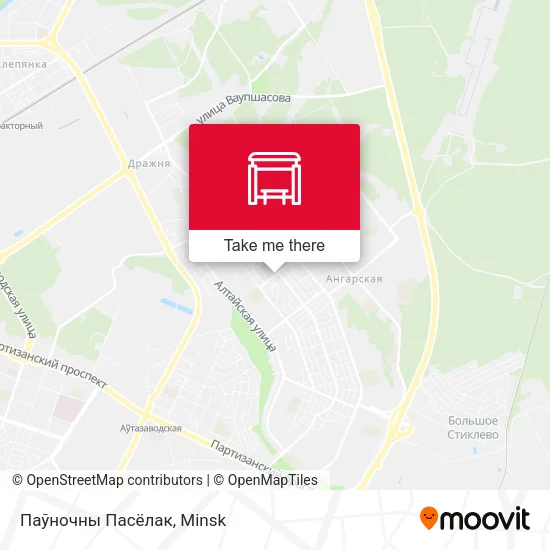 Паўночны Пасёлак map