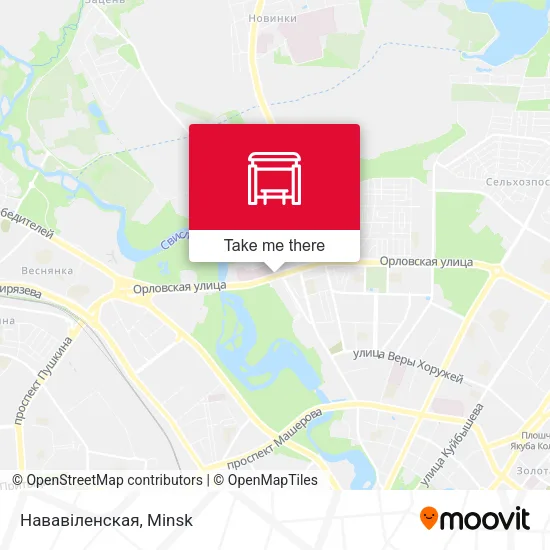 Нававіленская map