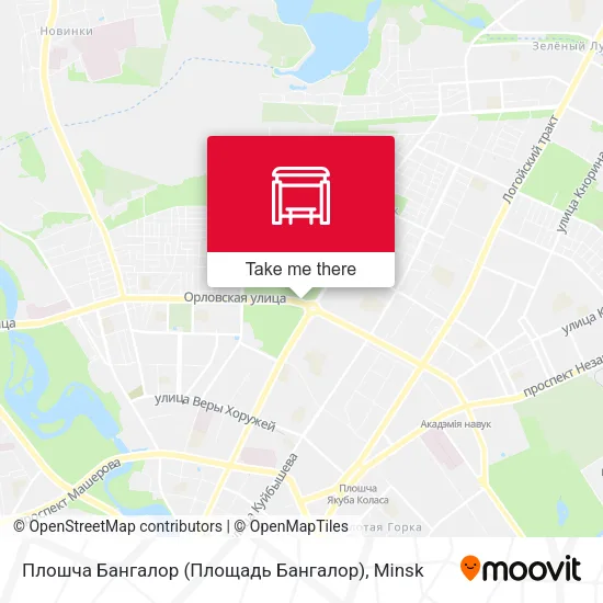 Плошча Бангалор (Площадь Бангалор) map