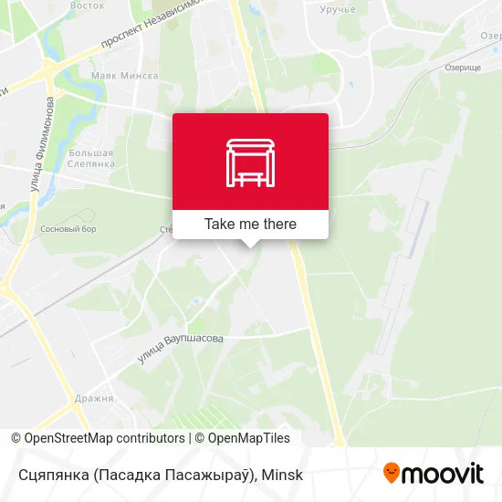 Сцяпянка (Пасадка Пасажыраў) map