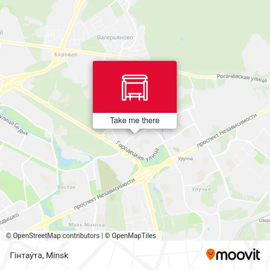 Гінтаўта map