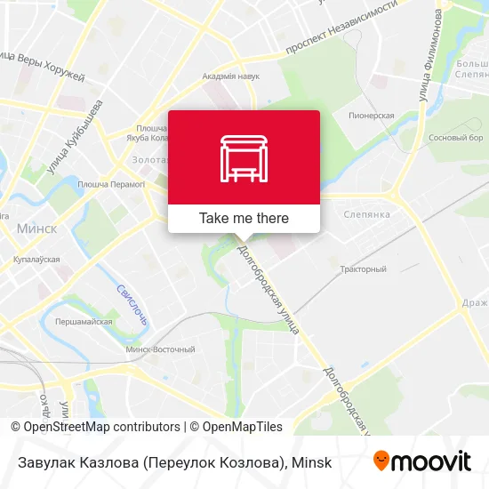Завулак Казлова (Переулок Козлова) map