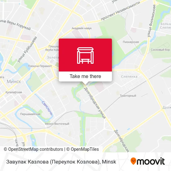 Завулак Казлова (Переулок Козлова) map