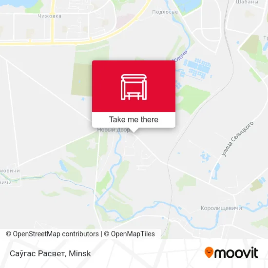 Саўгас Расвет map