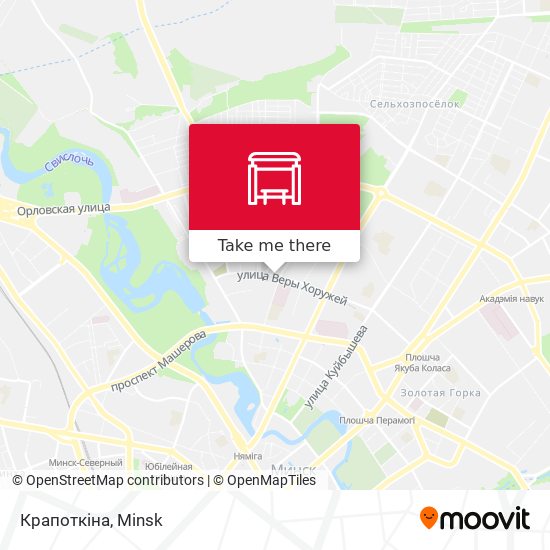 Крапоткіна map