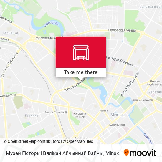 Музей Гісторыі Вялікай Айчыннай Вайны map