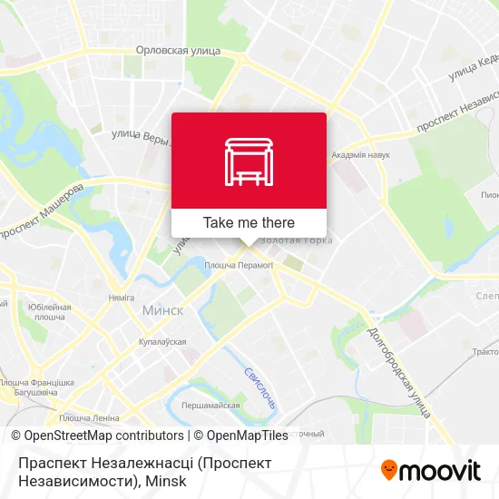 Праспект Незалежнасці (Проспект Независимости) map