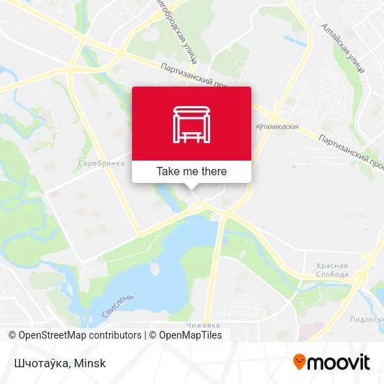 Шчотаўка map