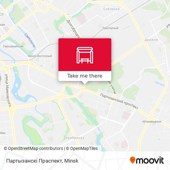 Партызанскі Праспект map